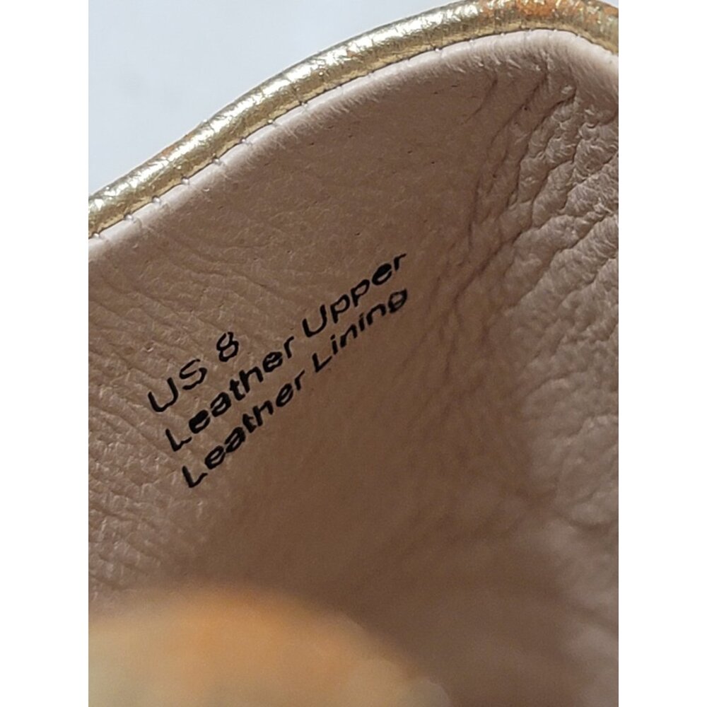 Vision Quest Babos Gold Babouche Mules Loafers (US 8) - Picture 6 of 6